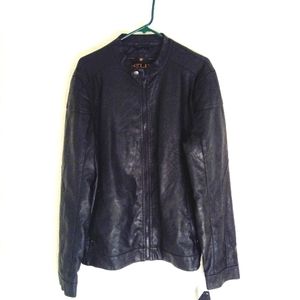 New, Helix Men's Leather Jacket